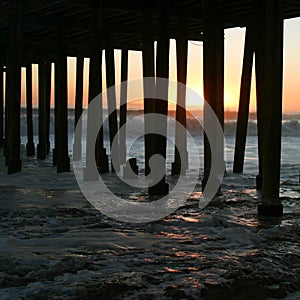 Sunset Under The Pier