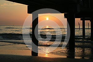 Sunset Under The Pier