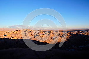 Sunset Valle de la Luna