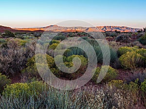 Sunset at Valley of the Gods near Mexican Hat, Utah