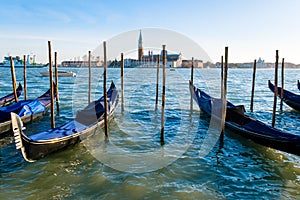 Sunset in Venice. Italy