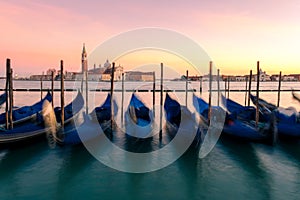 Sunset in Venice. Italy