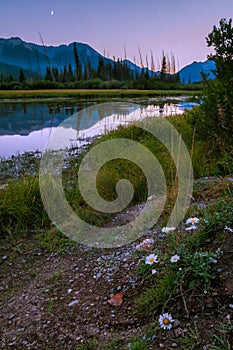 Sunset at Vermillion Lakes