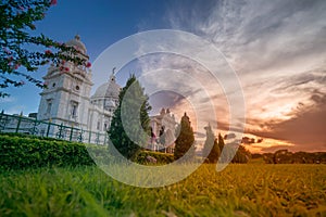 Sunset at Victoria Memorial, Kolkata