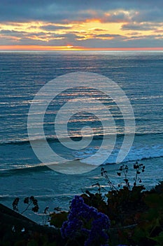 Sunset View from above Solana Beach