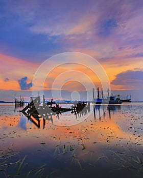 Broken Ship2 Batam island riau indonesia asia