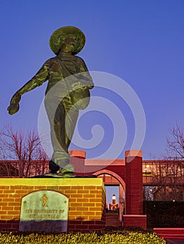 Sunset view of the campus of University of Oklahoma Health Science Campus