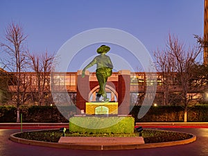 Sunset view of the campus of University of Oklahoma Health Science Campus