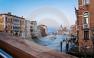 Sunset view of Grand Canal, Venice, Italy