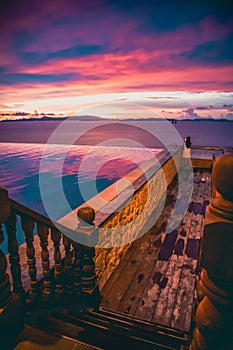 Sunset view in Koh Yao Yai, island in the Andaman Sea between Phuket and Krabi Thailand