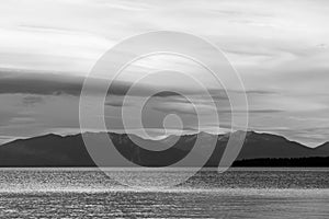 Sunset view of Lake Tahoe