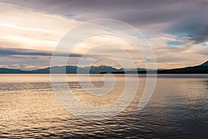 Sunset view of Lake Tahoe, Homewood