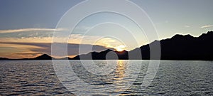 Sunset view in Lingga