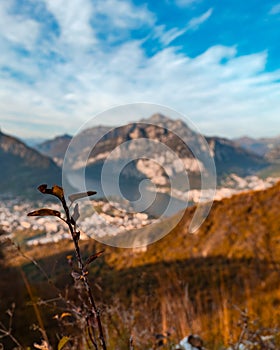 Sunset view from Monte Barro