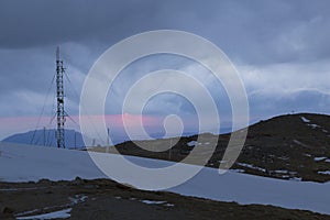 Sunset view from Omu meteorologic station photo