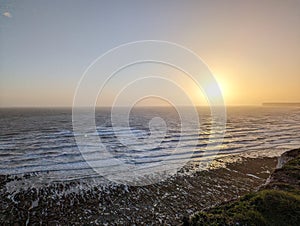 Sunset View from Seven Sisters Cliffs