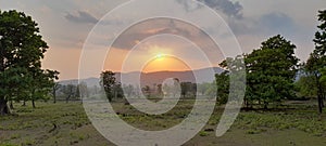 Sunset view from similipal