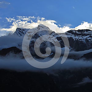 Sunset view from Syangboche.