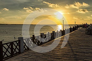 Sunset view in Taipei