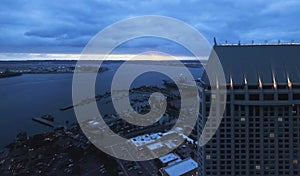 A Sunset View from the Top of the Hyatt, San Diego photo