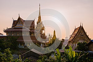 Sunset at Wat Lat Phrao