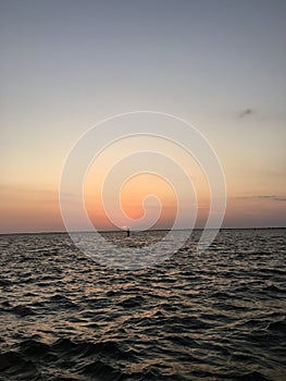Sunset on the Water in Punta Gorda Florida