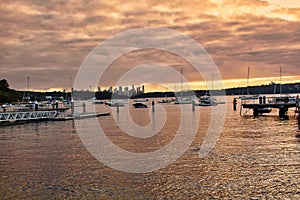 Sunset at Watsons Bay, Sydney Harbour, Australia