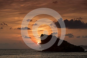 Sunset at Watu Karung, Java, Indonesia