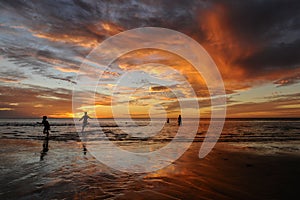 Sunset west australia