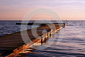 Sunset at West Kirby