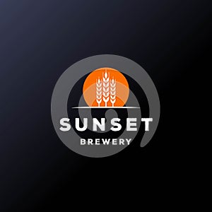 SUNSET WHEAT RICE GRAIN BEER ALE BREWERY