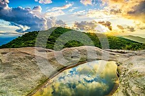 Sunset, White Rocks overlook, Cumberland Gap National Park photo