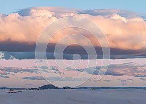 Sunset at White Sands National Park