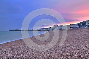 Sunset at Worthing