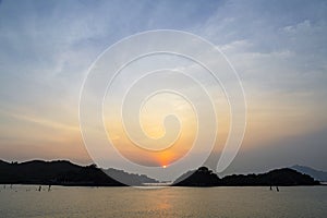 Sunset at Yam O, Lantau Island, Hong Kong