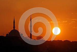 Sunsets in Istanbul