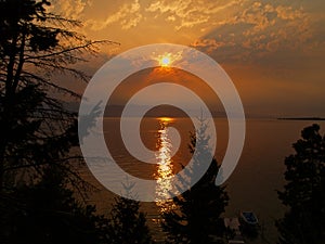 Sunsetting Through the Smoke