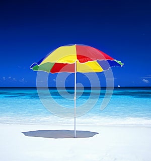 Sunshade on the beach