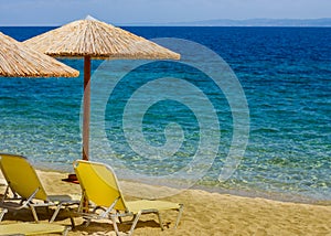 Sunshade On The Beach