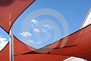 Sunshade sails photo