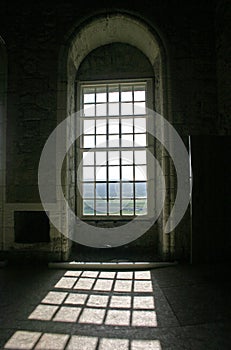 Sunshine Through Arched Windows in Stirling Castle Scotland photo