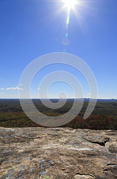 Sunshine on Bald Rock Heritage Preserve