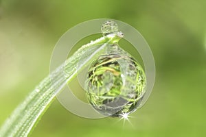 Sunshine Inside A Raindrop