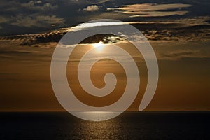 Sunshine over the Mediterranean