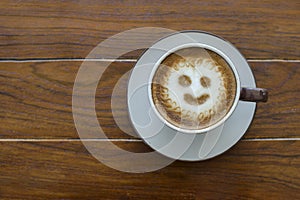 Sunshine shape coffee