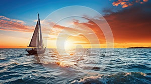 sunsunrise view ocean background photo