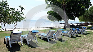 Suntanning chairs