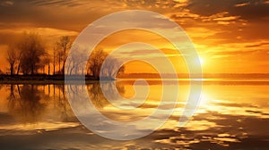 suntranquil gold spring background