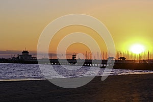 Suntset at St Kilda Pier