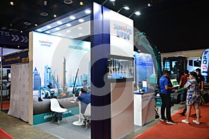 Sunward booth at Philconstruct in Pasay, Philippines